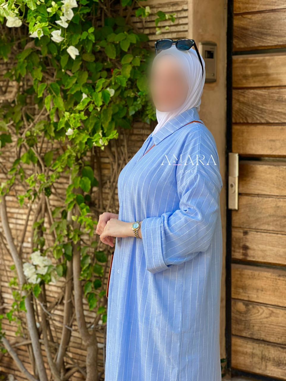 Robe chemise rayé 5